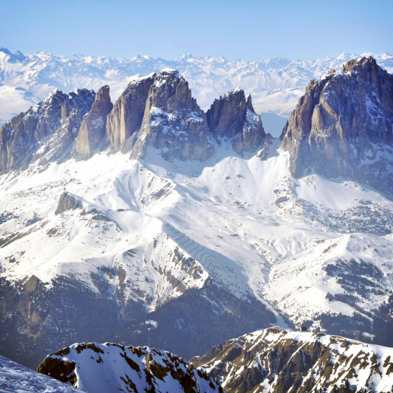 Titelbild für Skigebiet Drei Zinnen in den Dolomiten